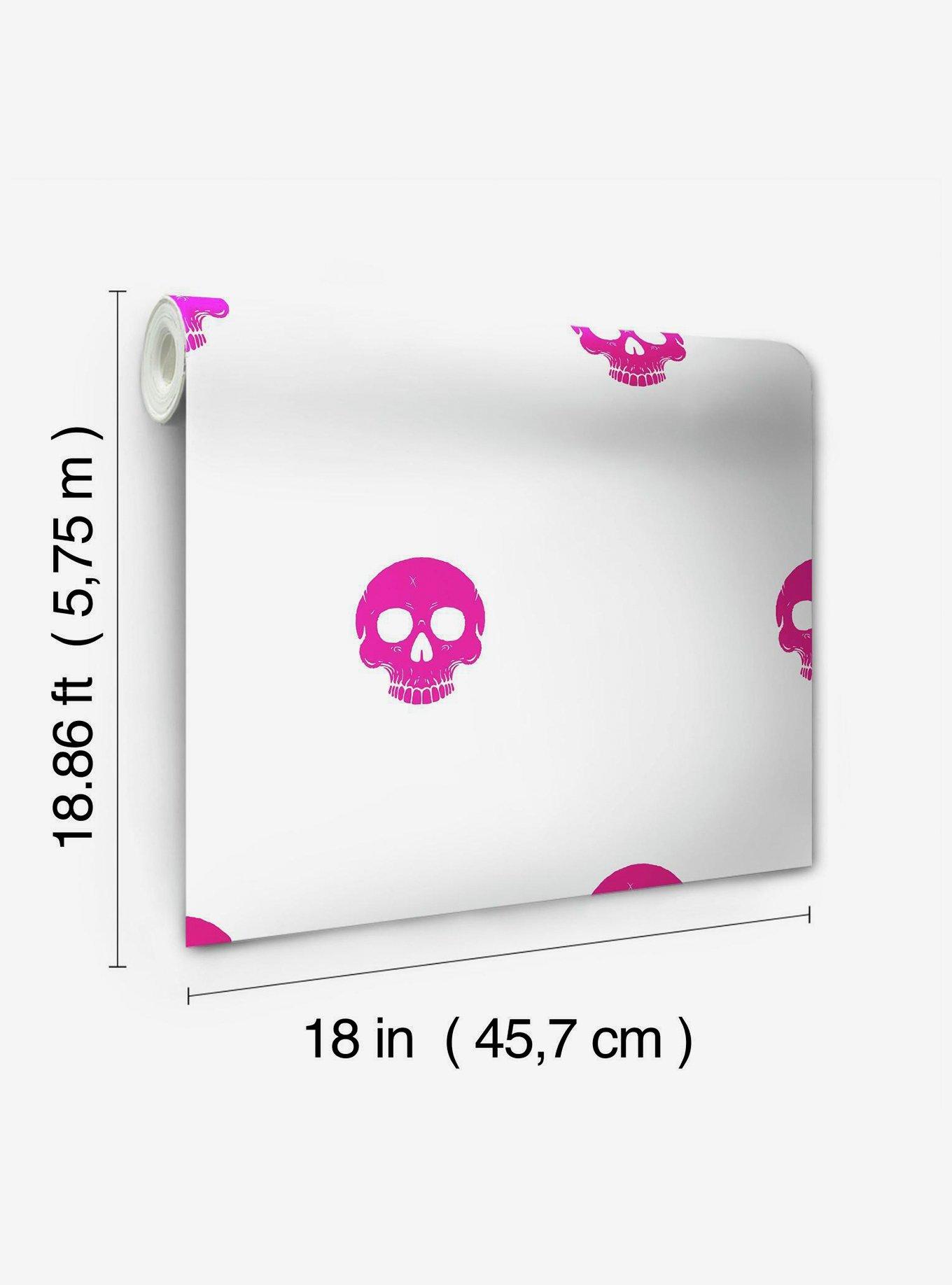Disney Cruella Glamour Skulls Peel & Stick Wallpaper, , alternate