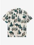 The Lord of the Rings Scenic Characters Allover Print Woven Button-Up - BoxLunch Exclusive, SAGE, alternate