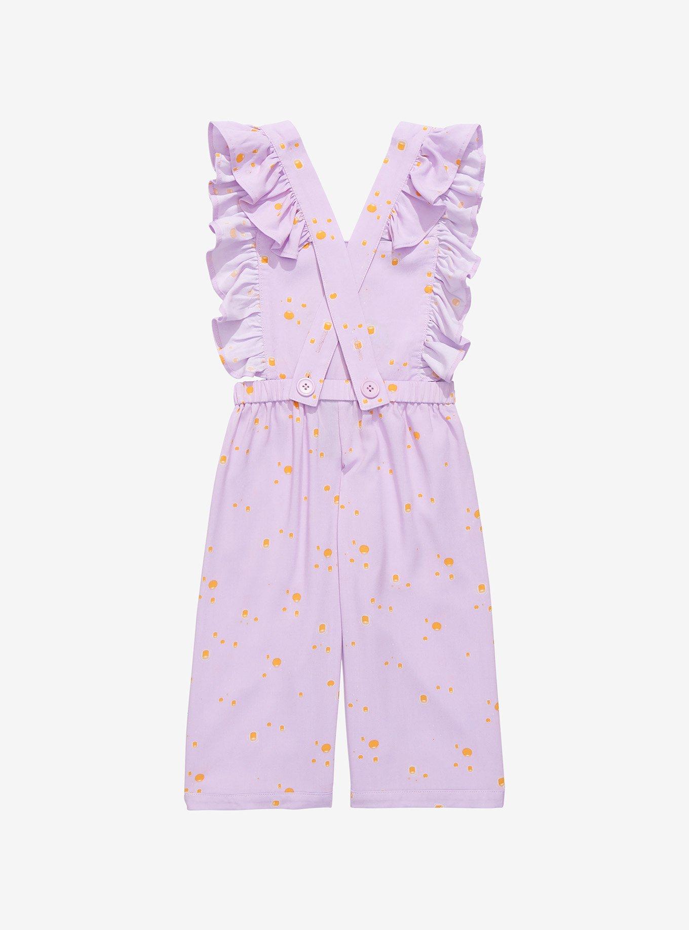 Disney Tangled Floating Lanterns Toddler Ruffle Jumper - BoxLunch Exclusive, LIGHT PURPLE, alternate