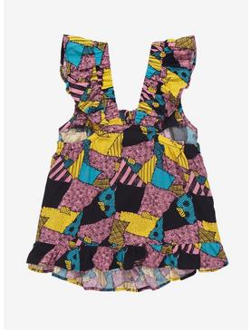 Disney The Nightmare Before Christmas Sally Patchwork Dress Ruffled Toddler Tank Top - BoxLunch Exclusive, , hi-res