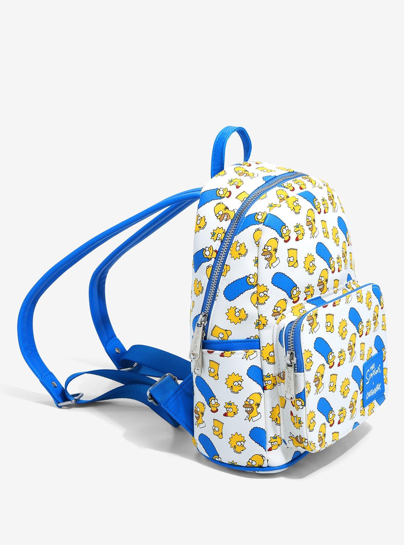 Cakeworthy The Simpsons Portraits Allover Print Mini Backpack, , alternate