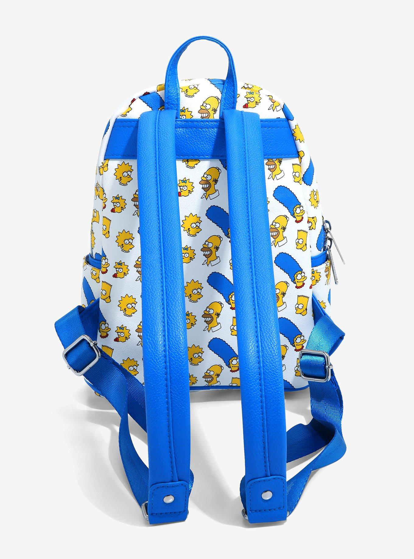 Cakeworthy The Simpsons Portraits Allover Print Mini Backpack, , alternate
