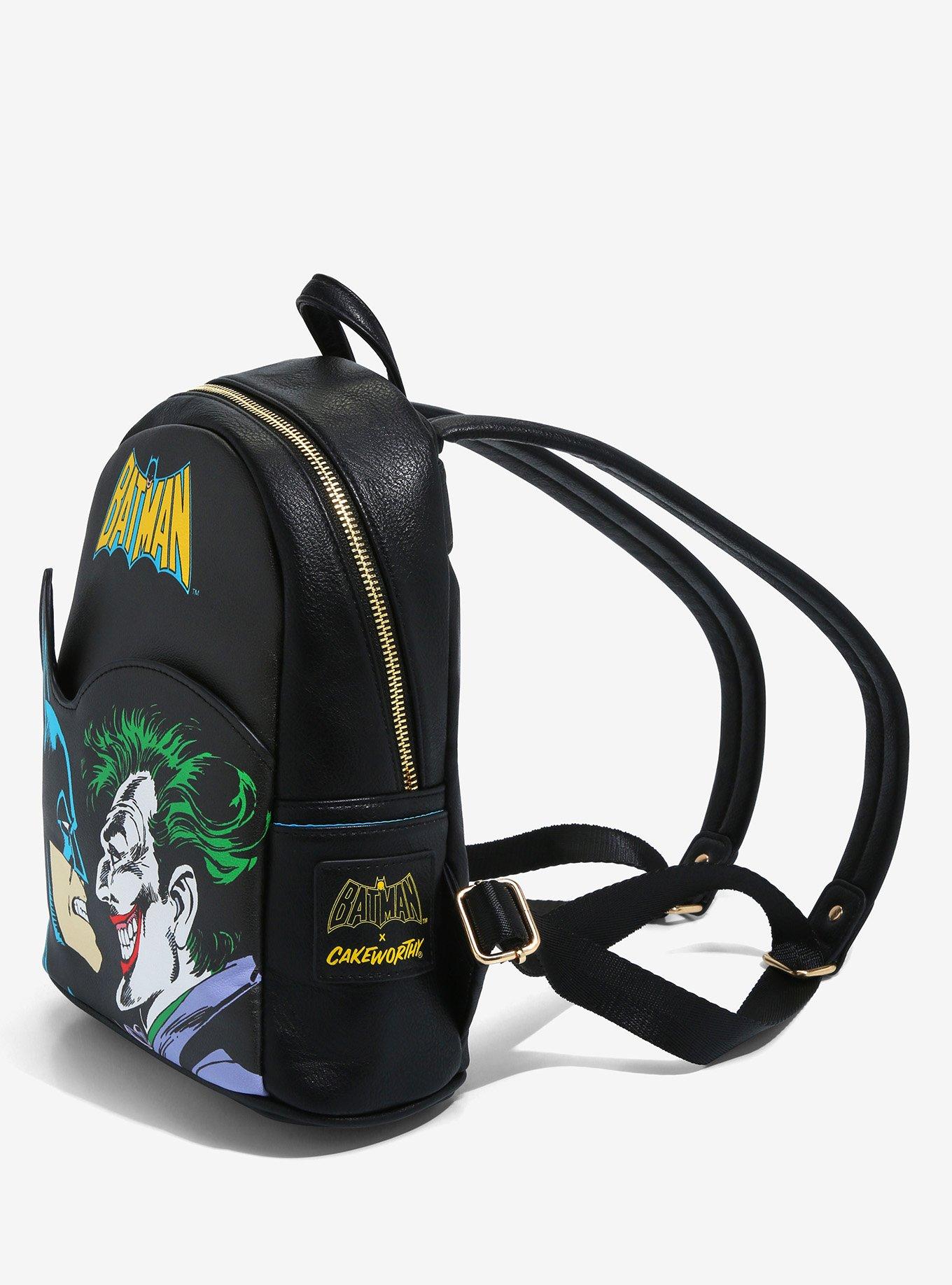 Cakeworthy DC Comics Batman Joker & Batman Face-Off Mini Backpack - BoxLunch Exclusive, , alternate