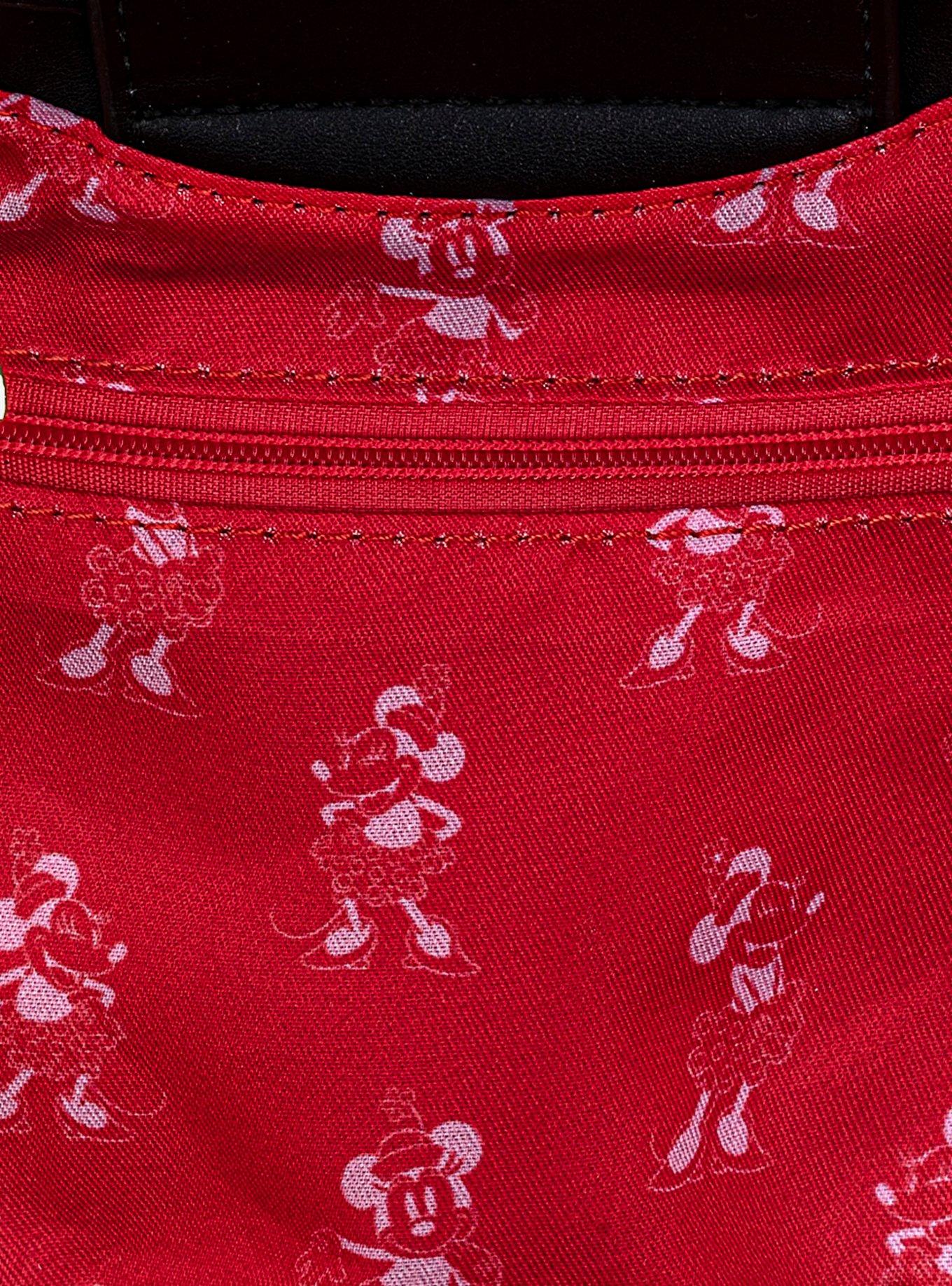 Loungefly Disney Minnie Mouse Bow Crossbody Bag, , alternate