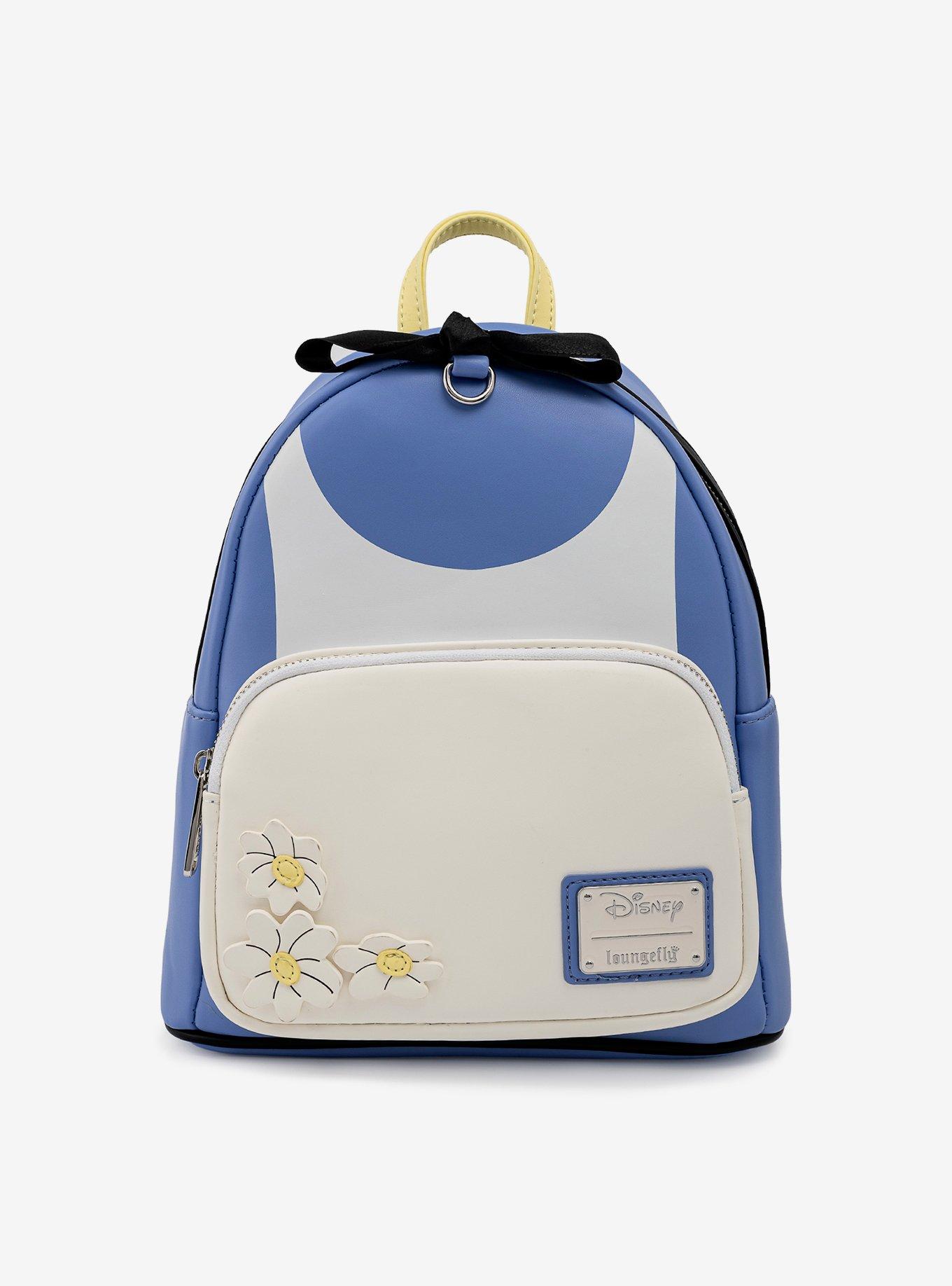 Loungefly Disney Alice in Wonderland Dinah & Alice's Dress Mini Backpack, , alternate