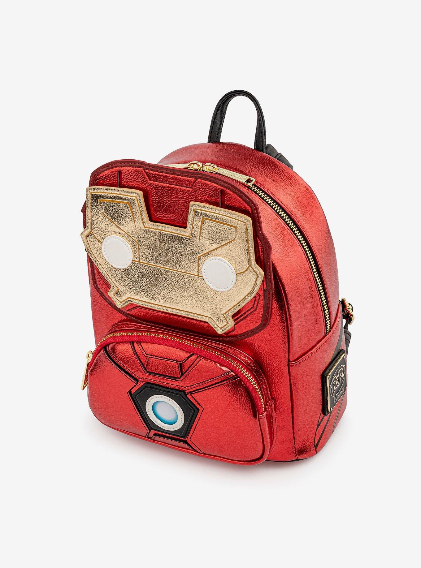 Loungefly Funko Pop! Marvel Iron Man Mini Backpack, , alternate - view 2