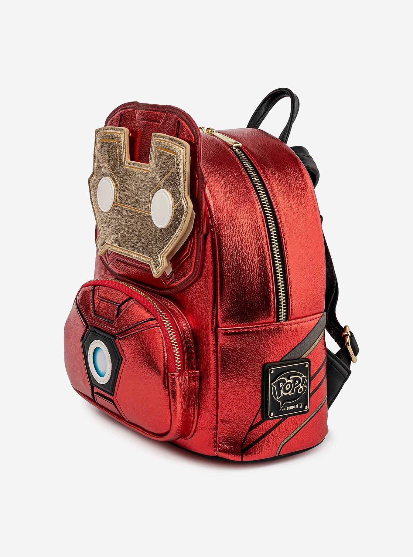 Loungefly Funko Pop! Marvel Iron Man Mini Backpack, , alternate - view 3