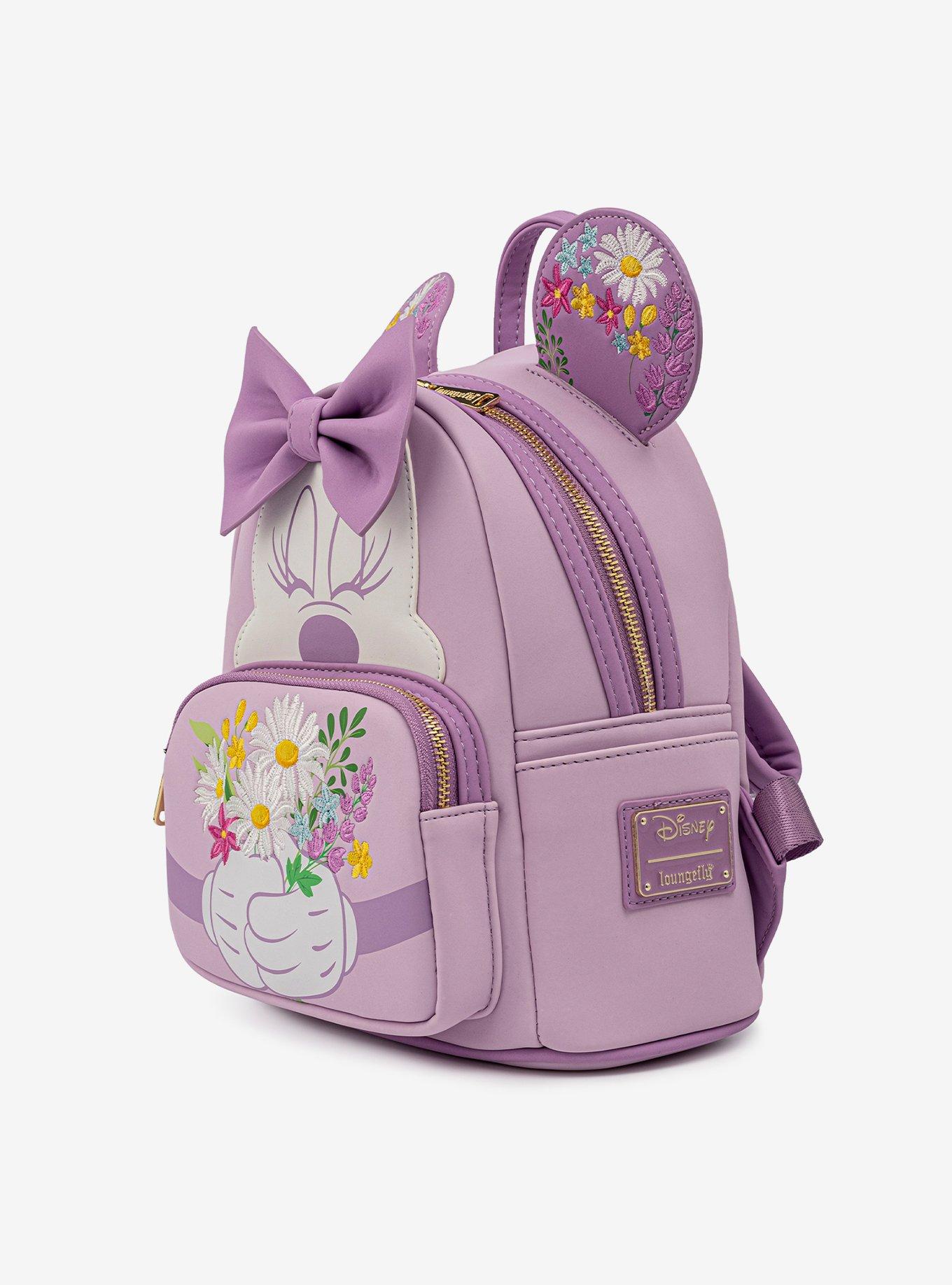 Loungefly Disney Minnie Mouse Floral Mini Backpack, , alternate