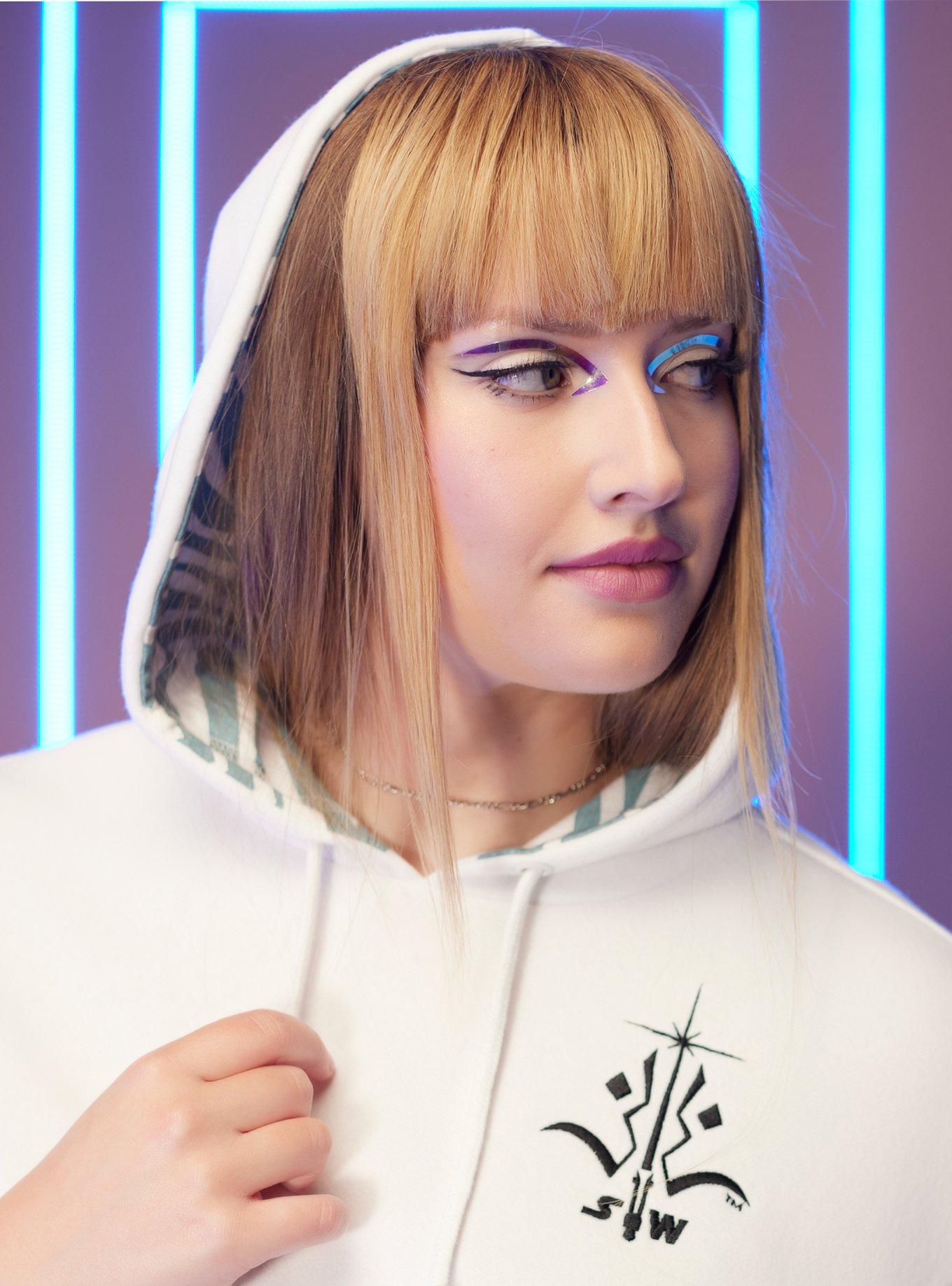 Her Universe Star Wars Ahsoka Tano Hooded Cape Plus Size, MULTI, alternate