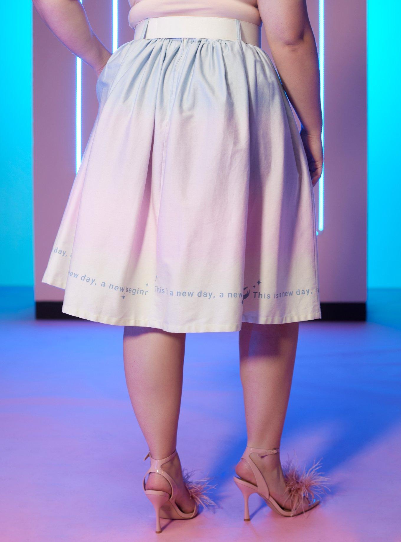 Her Universe Star Wars Rebels Ombre Retro Skirt Plus Size, MULTI, alternate