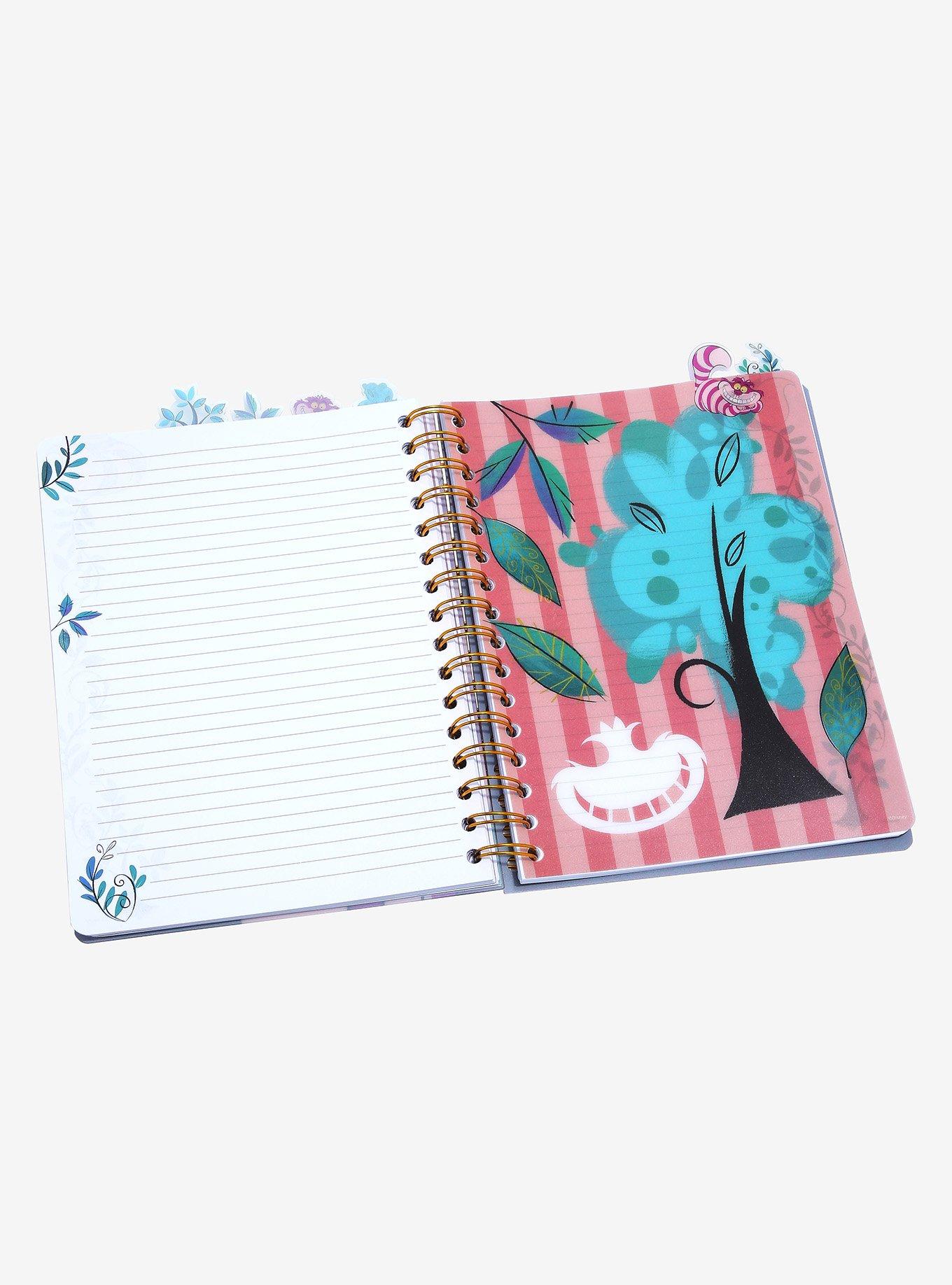 Disney Alice in Wonderland Cheshire Cat Botanical Tab Journal, , alternate