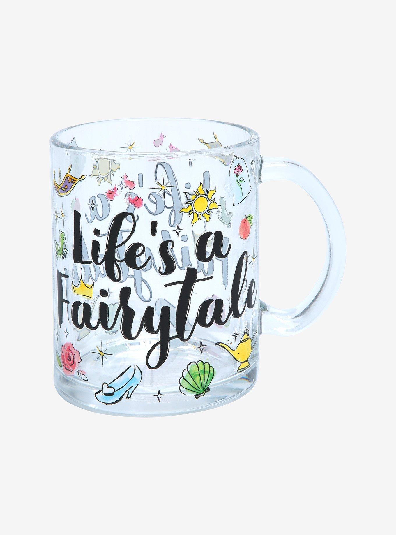 Disney Princess Life's a Fairytale Glass Mug - BoxLunch Exclusive, , alternate
