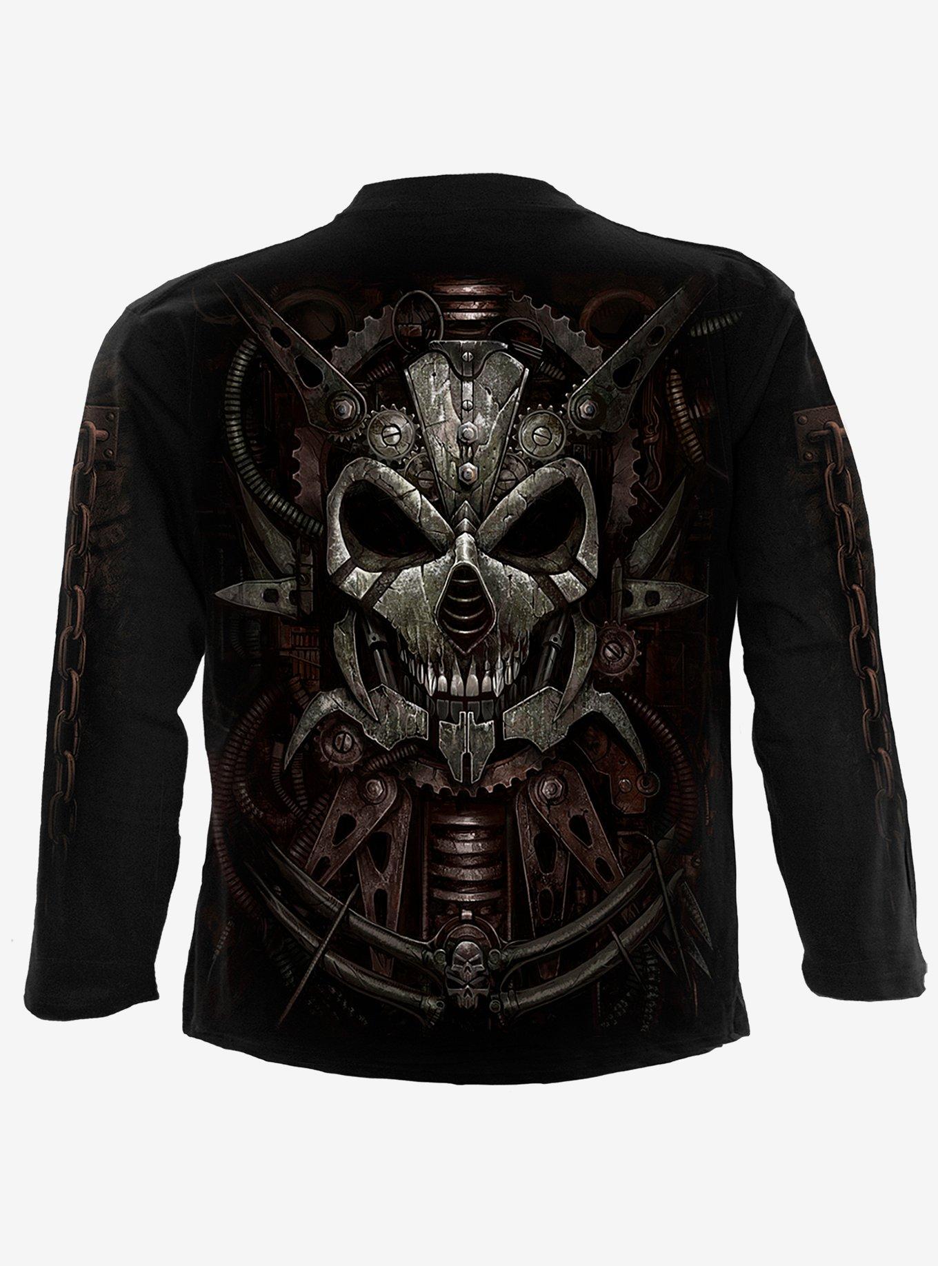 Diesel Punk Long-Sleeve T-Shirt, BLACK, alternate
