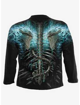 Flaming Spine Allover Long-Sleeve T-Shirt, , hi-res