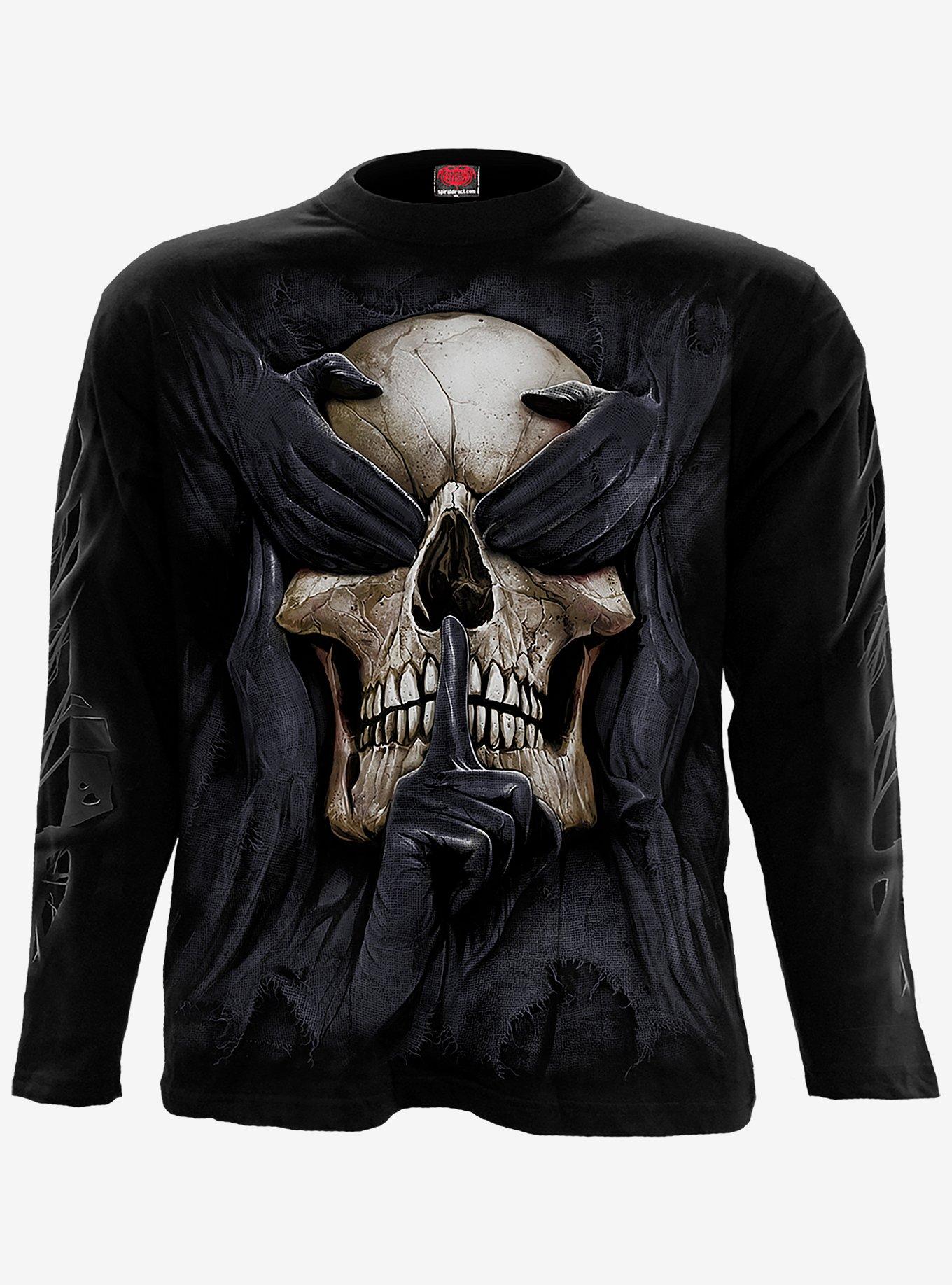 See No Evil Long-Sleeve T-Shirt, BLACK, alternate