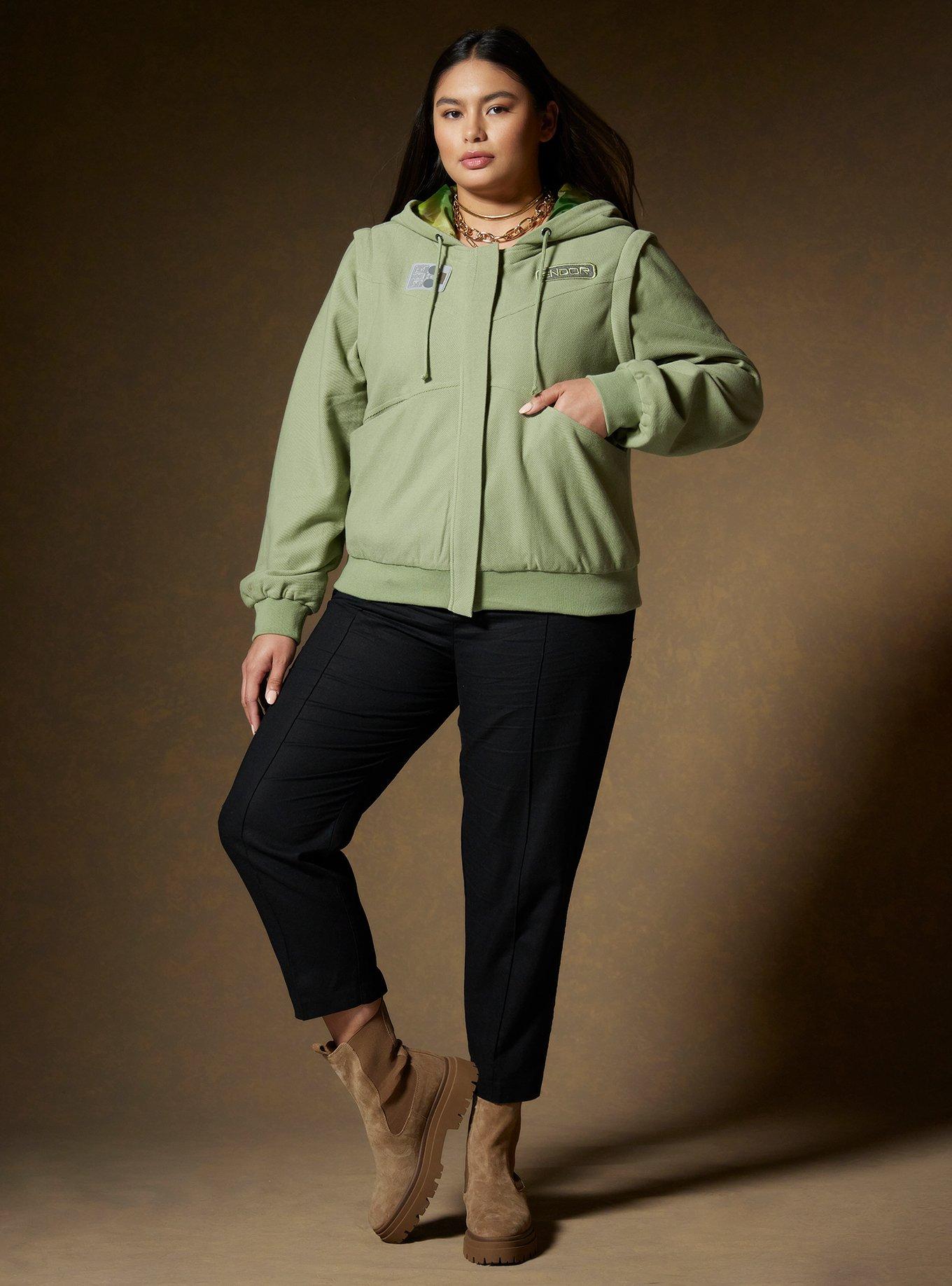 Her Universe Star Wars Leia Endor Jacket Plus Size, MULTI, alternate