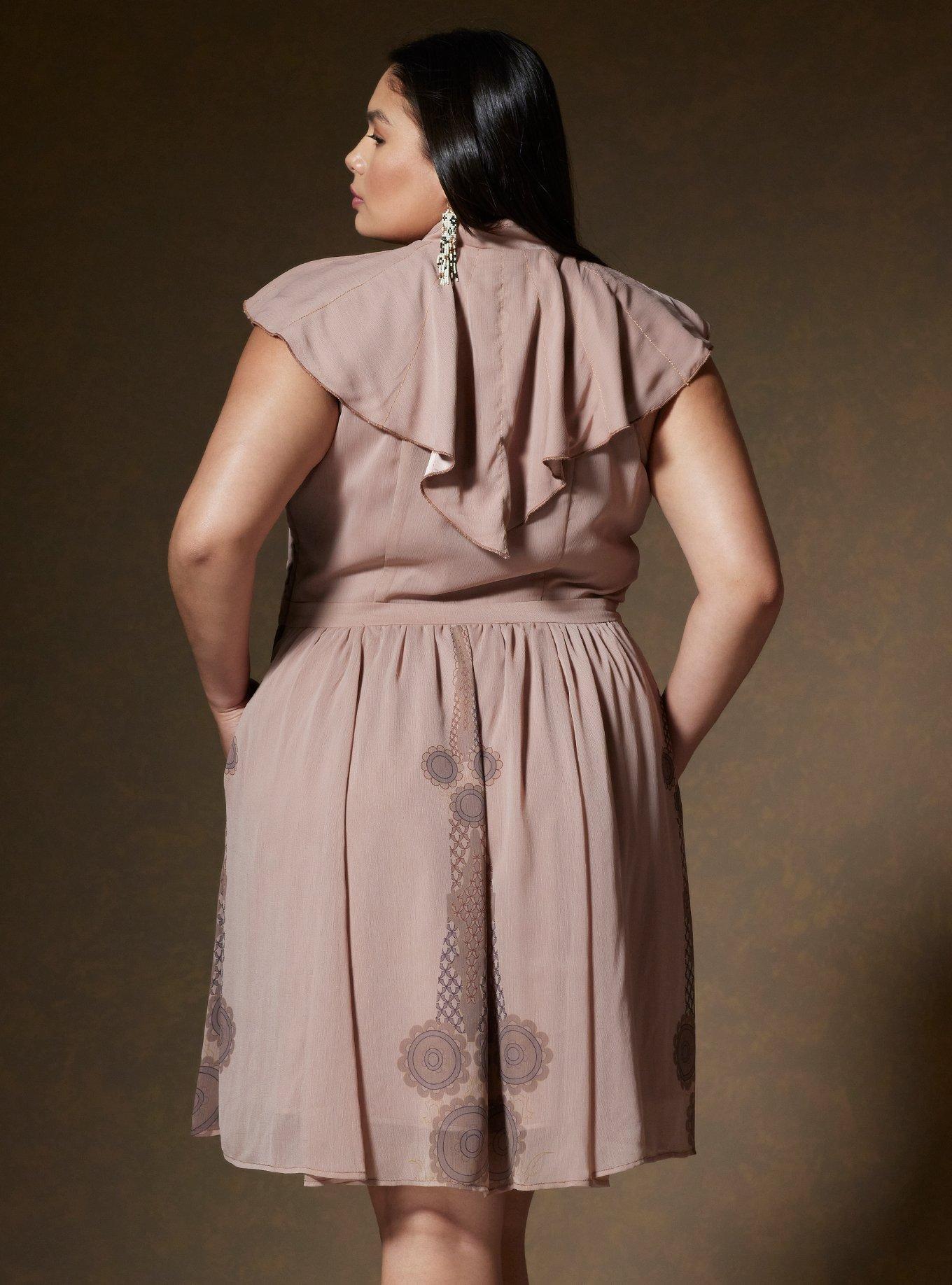 Her Universe Star Wars Leia Cloud City Dress Plus Size, MULTI, alternate