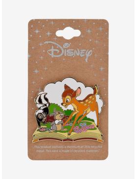 Disney Bambi & Friends Floral Storybook Enamel Pin - BoxLunch Exclusive, , hi-res