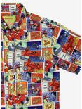 RSVLTS Fairly OddParents Justice Thy Name is Chin Woven Button-Up, ORANGE, alternate