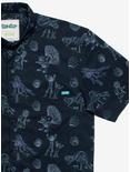 RSVLTS Rick and Morty HolographRick Woven Button-Up, BLUE, alternate
