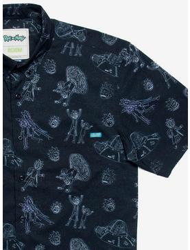 RSVLTS Rick and Morty HolographRick Woven Button-Up, , hi-res