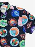 RSVLTS Rick and Morty TouRicks Attraction Woven Button-Up, BLACK, alternate