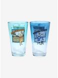 Avatar: The Last Airbender Four Nations Character Portraits Ombre Pint Glass Set, , alternate