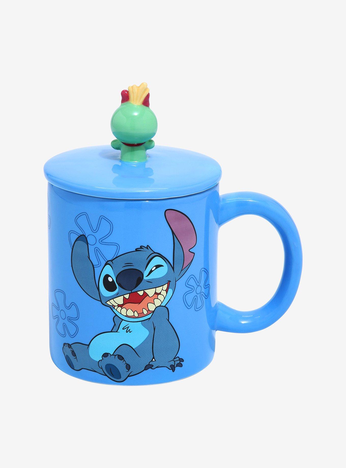 Disney Lilo & Stitch Scrump & Stitch Ohana Means Family Mug with Lid, , alternate