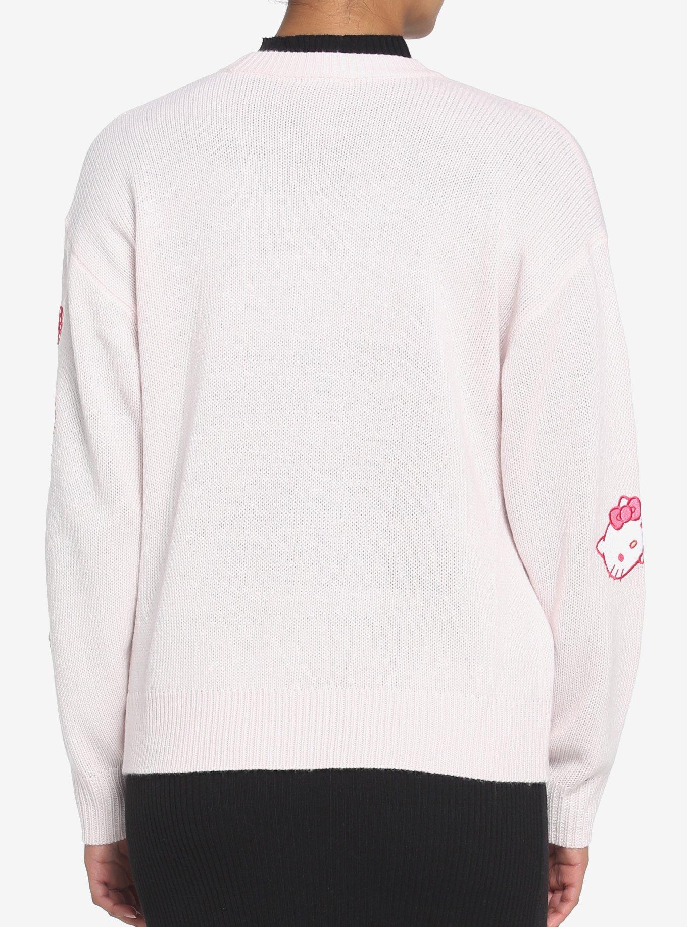 Hello Kitty Strawberry Milk Skimmer Cardigan, MULTI, alternate