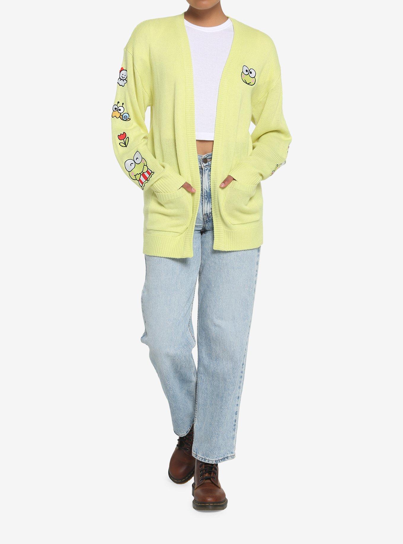 Kerropi Flowers Open Cardigan, MULTI, alternate