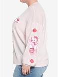 Hello Kitty Strawberry Milk Skimmer Cardigan Plus Size, MULTI, alternate