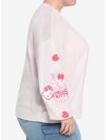 Hello Kitty Strawberry Milk Skimmer Cardigan Plus Size, MULTI, alternate