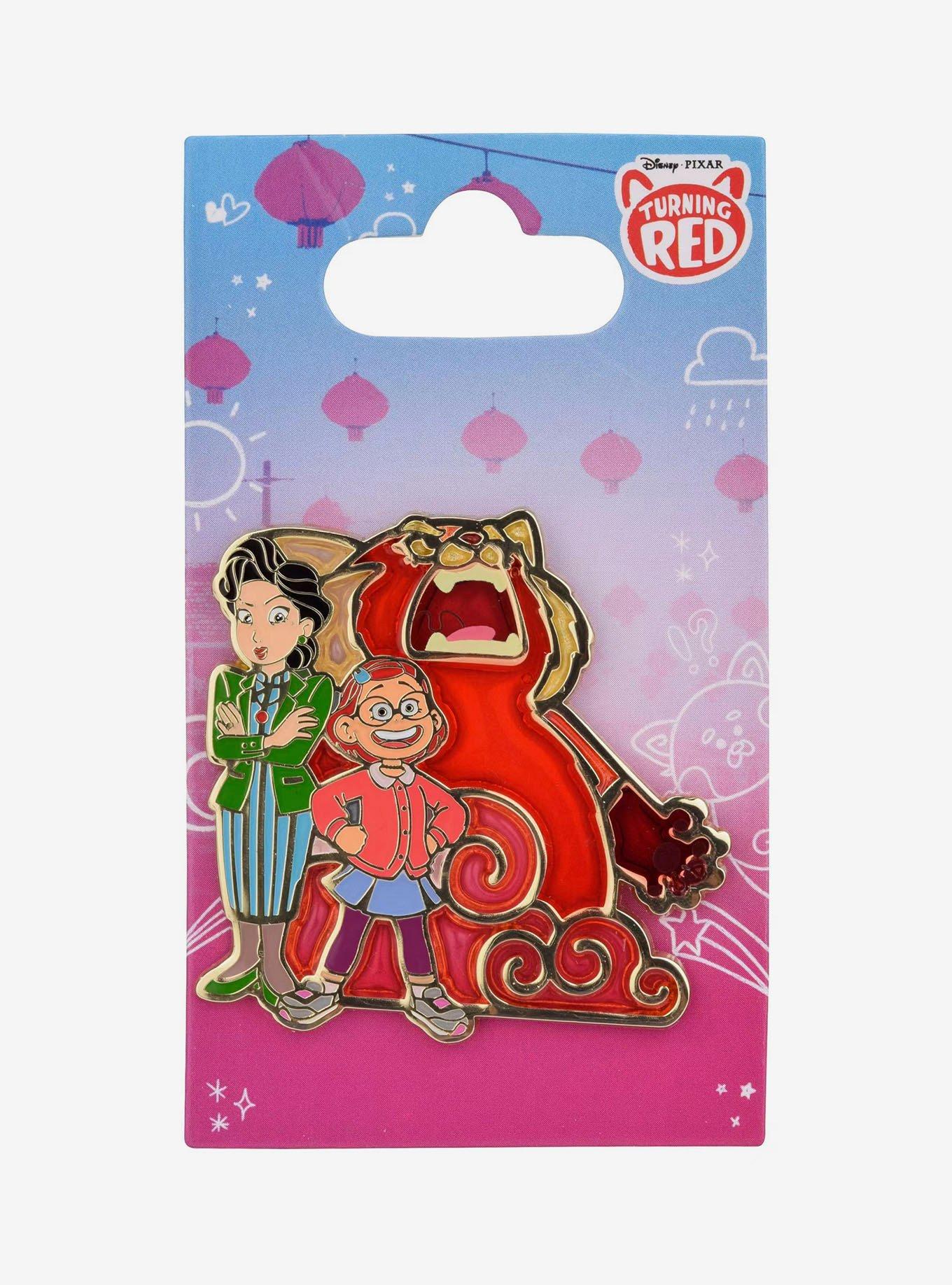 Disney Pixar Turning Red Ming & Mei Enamel Pin - BoxLunch Exclusive, , alternate
