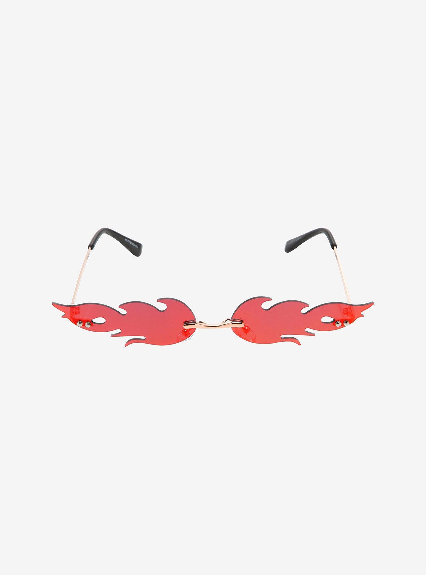 Red & Gold Flames Sunglasses, , hi-res