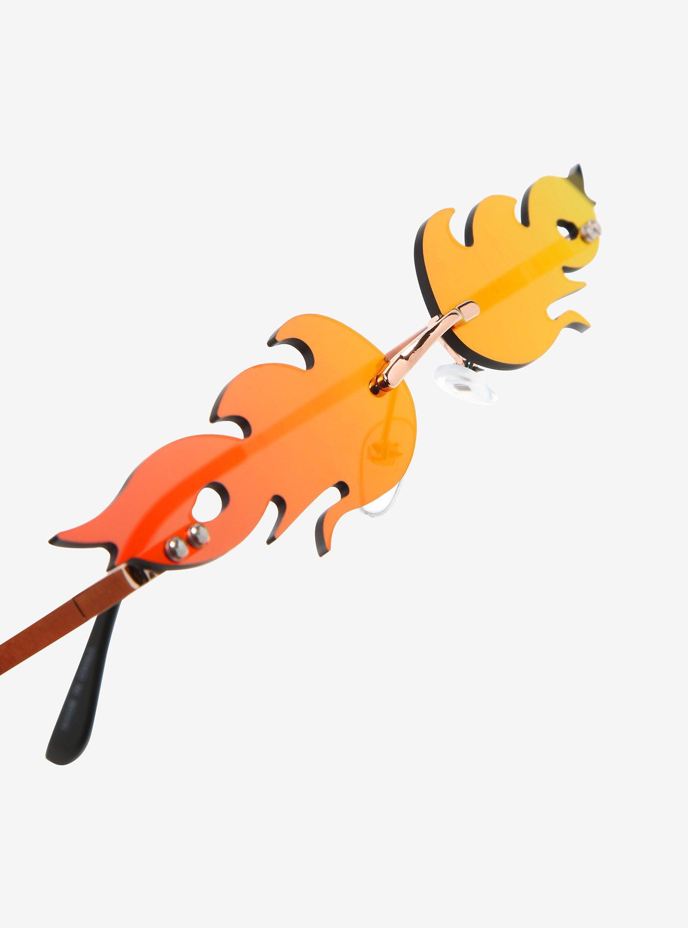 Red & Gold Flames Sunglasses, , alternate