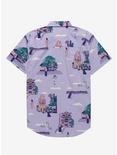 Our Universe Studio Ghibli Spirited Away Scenic Bathhouse Woven Button-Up - BoxLunch Exclusive , LILAC, alternate