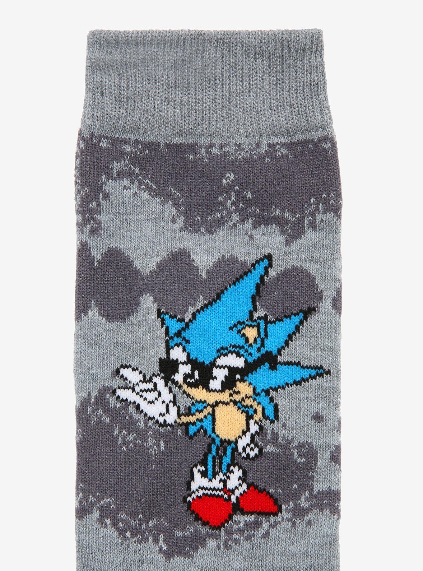 Sonic The Hedgehog Sunglasses Crew Socks, , alternate