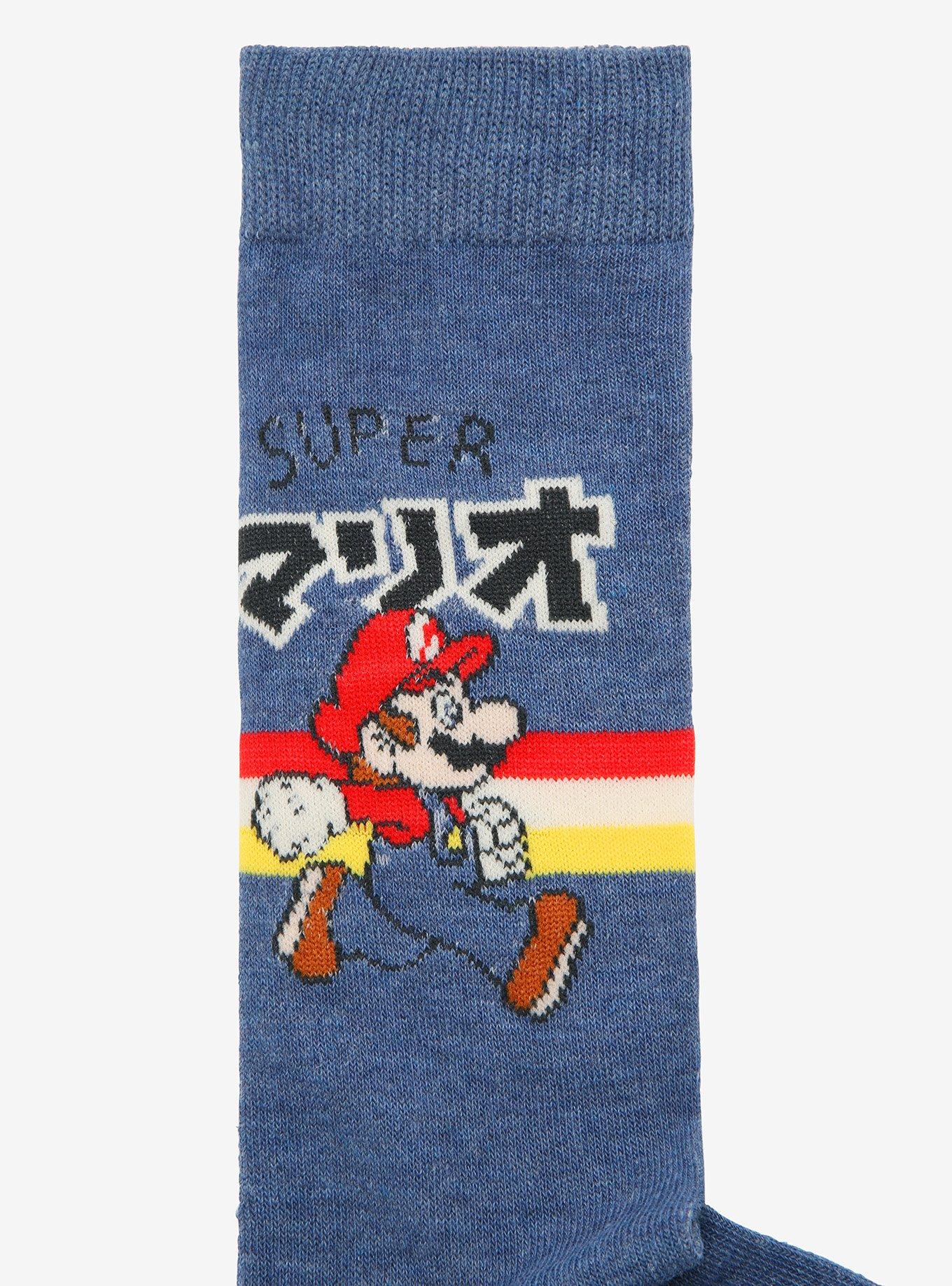 Super Mario Bros. Running Crew Socks, , alternate