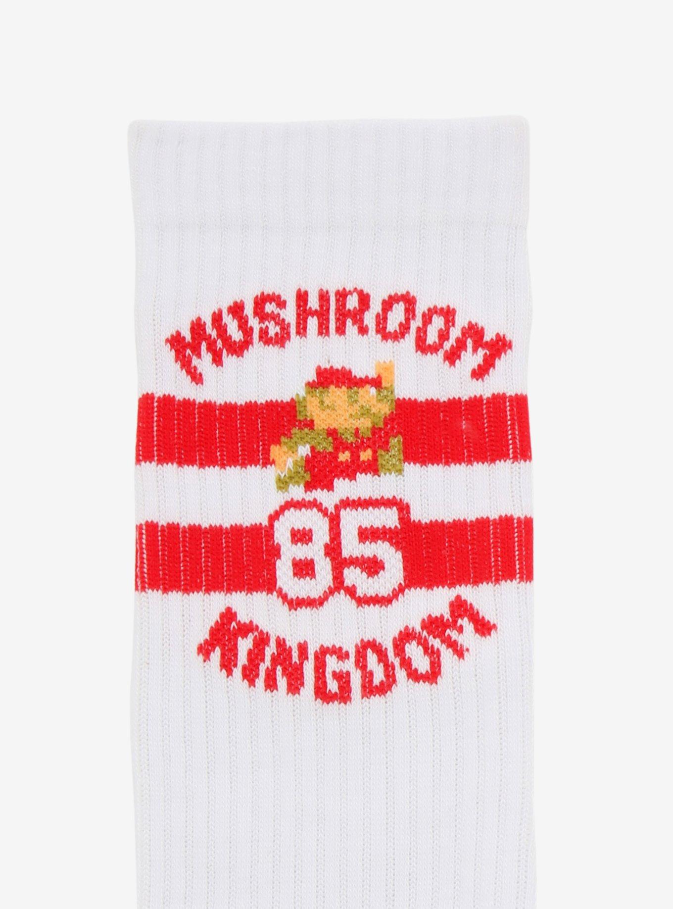 Super Mario Bros. Retro Mushroom Kingdom Crew Socks, , alternate