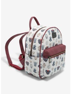 Plus Size The Lord of the Rings Chibi Villains Allover Print Mini Backpack - BoxLunch Exclusive, , hi-res