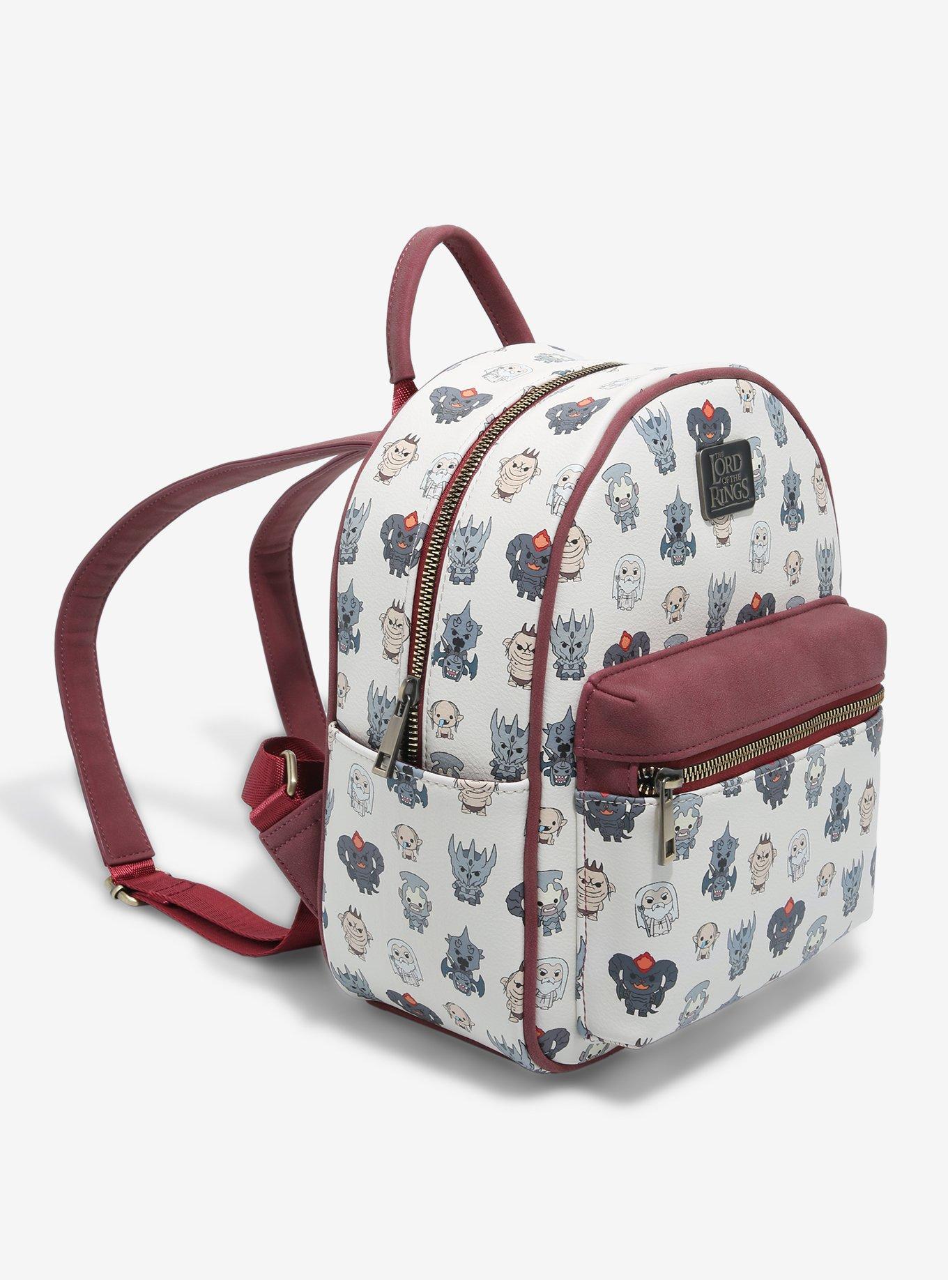 The Lord of the Rings Chibi Villains Allover Print Mini Backpack - BoxLunch Exclusive, , alternate