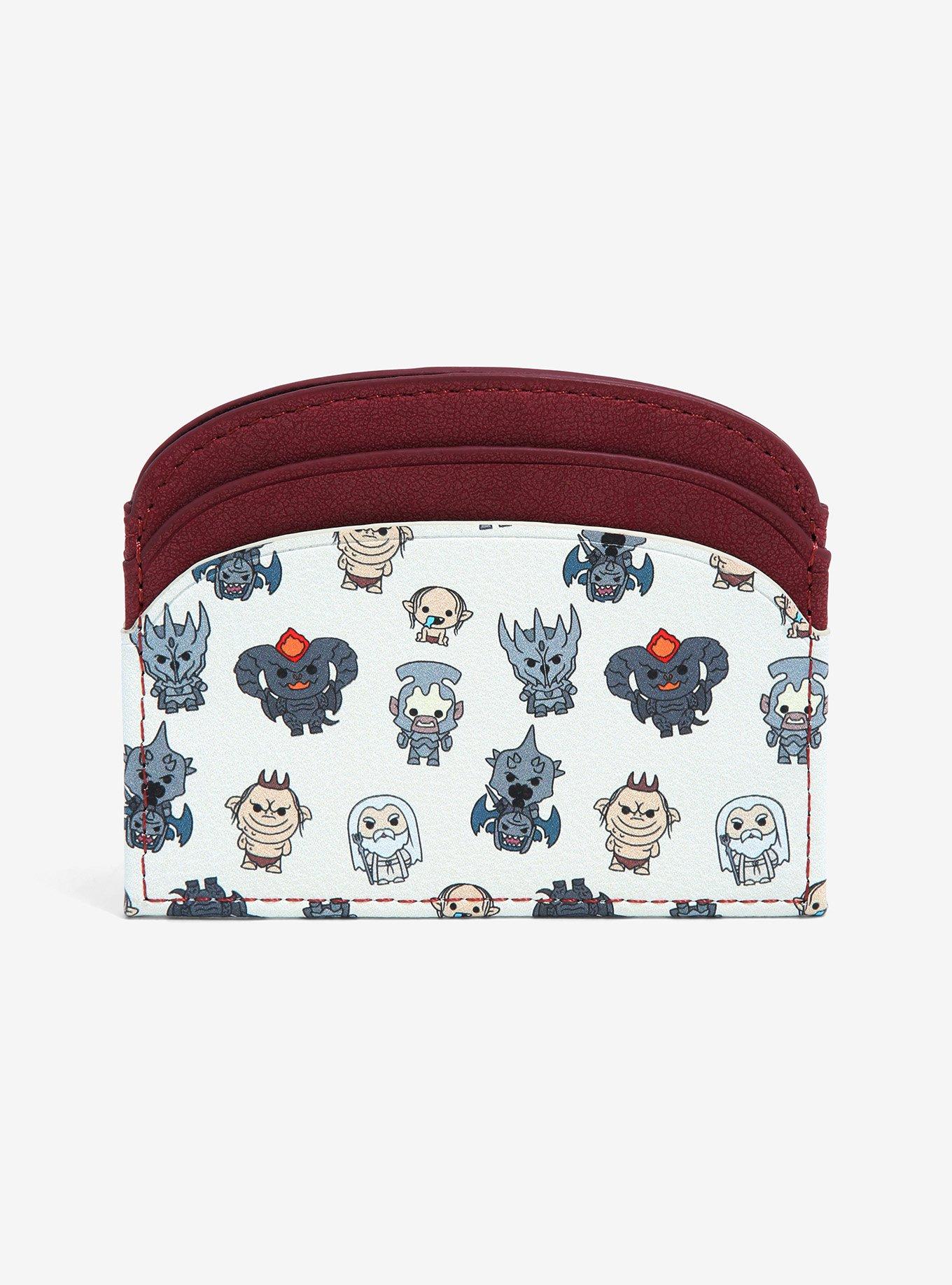 The Lord of the Rings Chibi Villains Allover Print Cardholder - BoxLunch Exclusive, , hi-res