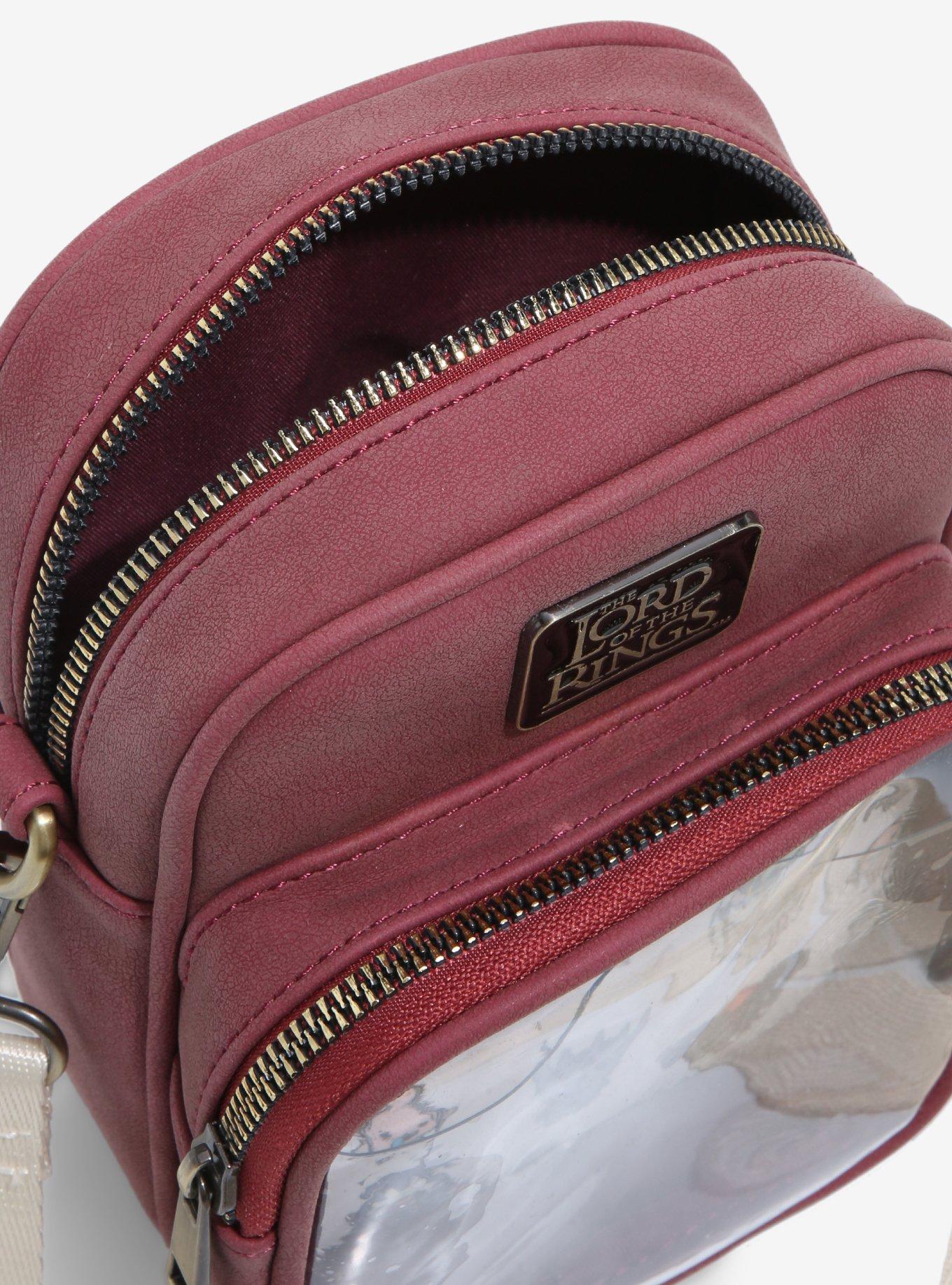 The Lord of the Rings Chibi Villains Allover Print Pin Collector Crossbody Bag - BoxLunch Exclusive , , alternate