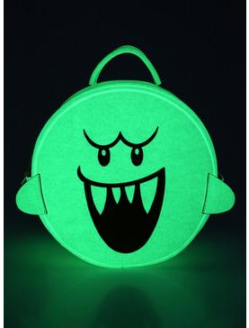 Plus Size Nintendo Super Mario Boo Glow-in-the-Dark Mini Backpack - BoxLunch Exclusive, , hi-res