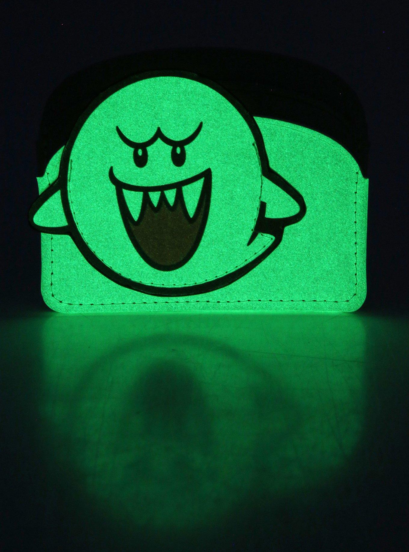 Super Mario Boo Glow-in-the Dark Cardholder - BoxLunch Exclusive, , alternate