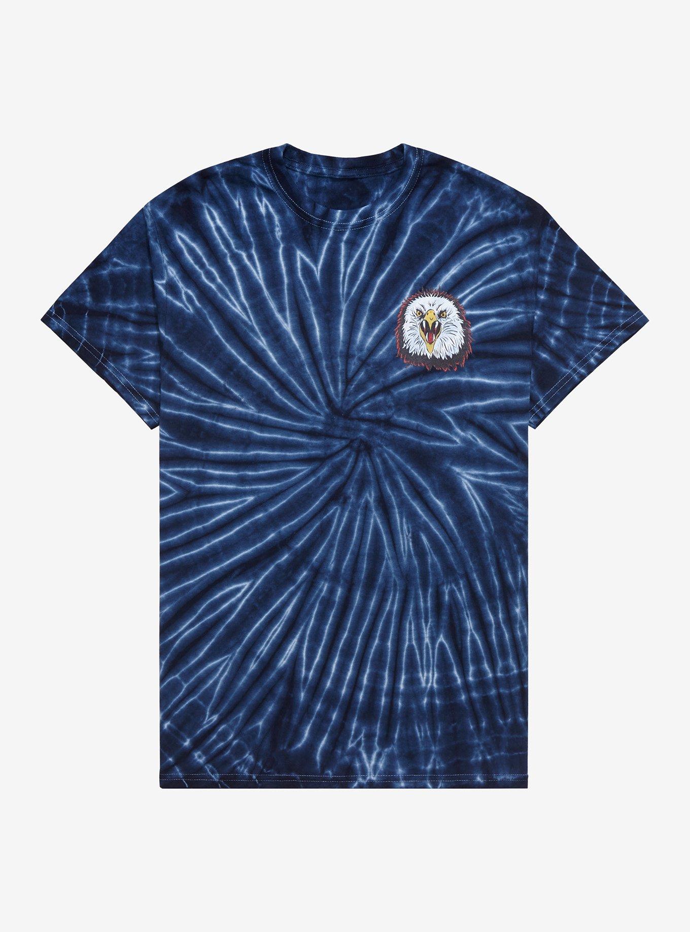 Cobra Kai Eagle Fang Blue Tie-Dye T-Shirt, MULTI, alternate