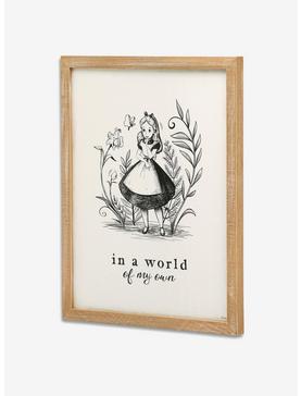 Disney Alice In Wonderland Framed Wood Décor, , hi-res