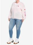 Hello Kitty Strawberry Milk Skimmer Girls Cardigan Plus Size, MULTI, alternate