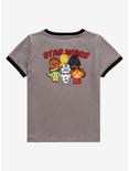 Star Wars Chibi Characters Group Portrait Toddler Ringer T-Shirt , GREY, alternate