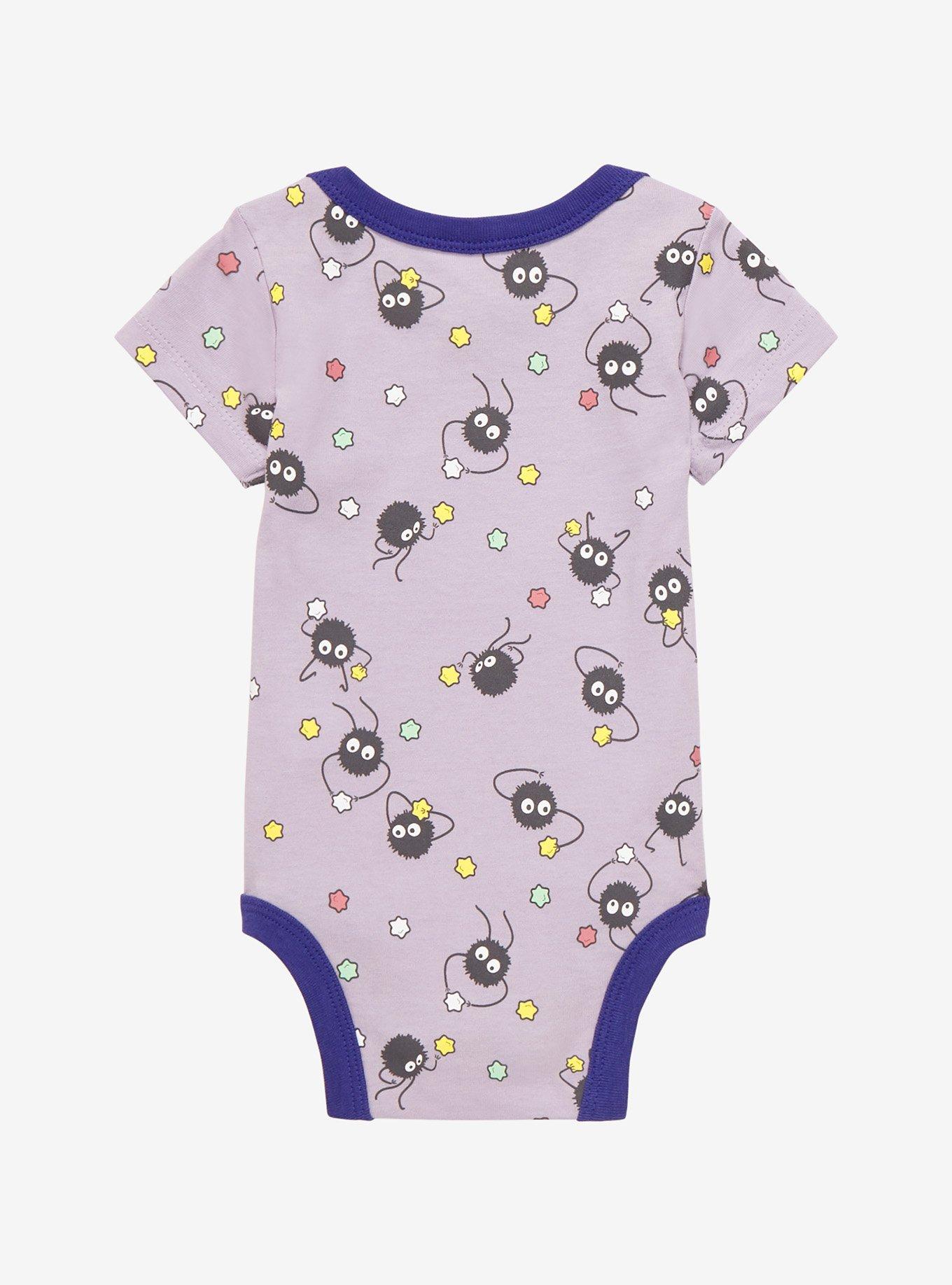 Studio Ghibli Spirited Away Soot Sprites Allover Print Infant One-Piece, , hi-res